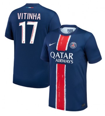 Paris Saint-Germain Vitinha #17 Hemmatröja 2024-25 Kortärmad